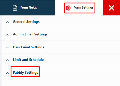 form-settings